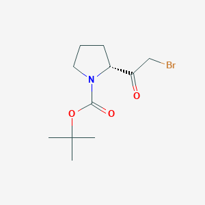 tert-butyl (2R)-2-(2-bromoacetyl)pyrrolidine-1-carboxylate