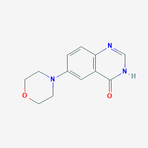 molecular formula C12H13N3O2 B1652630 6-morpholino-4(3H)-quinazolinone CAS No. 153437-53-7