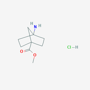 Methyl 4-aminobicyclo[2.2.1]heptane-1-carboxylate;hydrochloride