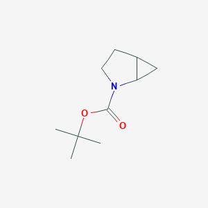 molecular formula C10H17NO2 B1652650 2-Aza-bicyclo[3.1.0]hexane-2-carboxylic acid tert-butyl ester CAS No. 154874-95-0