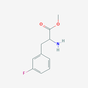 molecular formula C10H12FNO2 B1652652 2-Amino-3-(3-fluorophenyl)propionic acid methyl ester CAS No. 155155-80-9