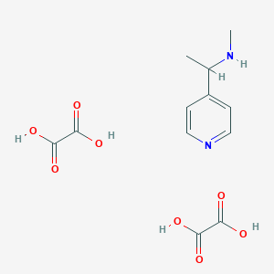 N-methyl-1-(4-pyridinyl)ethanamine diethanedioate