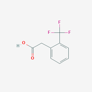 B165266 2-(Trifluoromethyl)phenylacetic acid CAS No. 3038-48-0