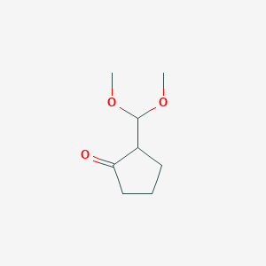 2-(Dimethoxymethyl)cyclopentan-1-one
