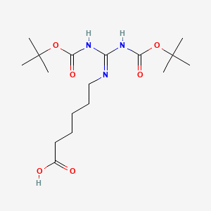 6-[2,3-Bis(tert-butoxycarbonyl)guanidino]hexanoic acid