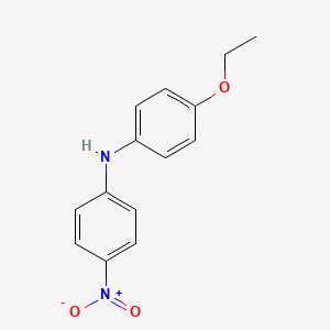 molecular formula C14H14N2O3 B1652700 4-Ethoxy-N-(4-nitrophenyl)aniline CAS No. 1590-62-1