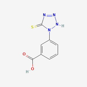 Benzoic acid, 3-(2,5-dihydro-5-thioxo-1H-tetrazol-1-yl)-