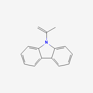 molecular formula C15H13N B1652711 9H-Carbazole, 9-(1-methylethenyl)- CAS No. 159414-86-5