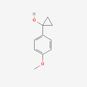 molecular formula C10H12O2 B1652722 Cyclopropanol, 1-(4-methoxyphenyl)- CAS No. 15973-65-6