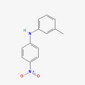molecular formula C13H12N2O2 B1652725 3-Methyl-N-(4-nitrophenyl)benzenamine CAS No. 15979-82-5