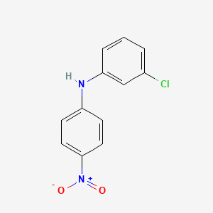 molecular formula C12H9ClN2O2 B1652726 3-Chloro-N-(4-nitrophenyl)benzenamine CAS No. 15979-85-8