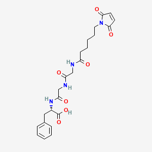 molecular formula C23H28N4O7 B1652727 MC-Gly-Gly-Phe CAS No. 1599440-15-9