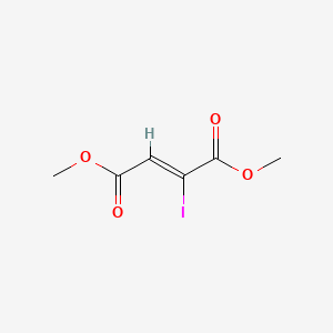 molecular formula C6H7IO4 B1652731 dimethyl (Z)-2-iodobut-2-enedioate CAS No. 1600-35-7