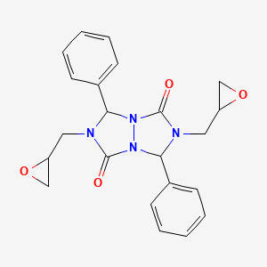 2,6-Bis(oxiran-2-ylmethyl)-1,5-diphenyl-1,5-dihydro-[1,2,4]triazolo[1,2-a][1,2,4]triazole-3,7-dione