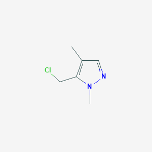 molecular formula C6H9ClN2 B1652749 5-(chloromethyl)-1,4-dimethyl-1H-pyrazole CAS No. 1607024-79-2