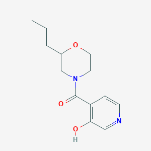 (3-Hydroxypyridin-4-yl)-(2-propylmorpholin-4-yl)methanone