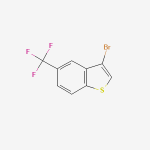 molecular formula C9H4BrF3S B1652773 3-溴-5-三氟甲基苯并[b]噻吩 CAS No. 1609047-56-4