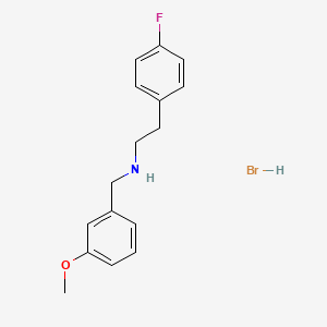 [2-(4-Fluorophenyl)ethyl](3-methoxybenzyl)amine hydrobromide
