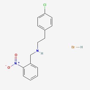 [2-(4-Chlorophenyl)ethyl](2-nitrobenzyl)amine hydrobromide