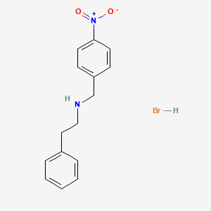 N-(4-nitrobenzyl)-2-phenylethanamine hydrobromide