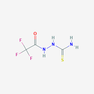 molecular formula C3H4F3N3OS B016528 N-三氟乙酰基-N'-硫代甲酰胺肼 CAS No. 51321-51-8
