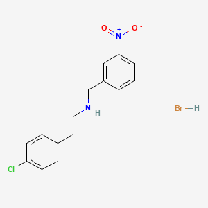 [2-(4-Chlorophenyl)ethyl](3-nitrobenzyl)amine hydrobromide
