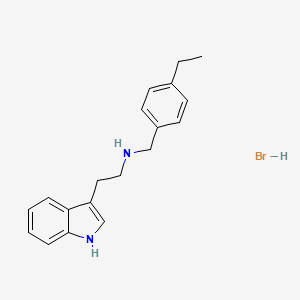 N-(4-ethylbenzyl)-2-(1H-indol-3-yl)ethanamine hydrobromide