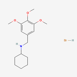 N-(3,4,5-trimethoxybenzyl)cyclohexanamine hydrobromide