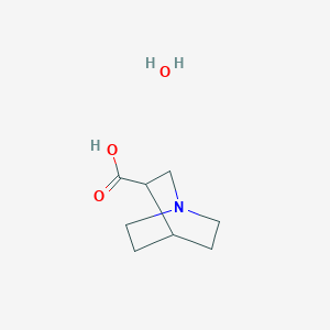 molecular formula C8H15NO3 B1652812 Quinuclidine-3-carboxylic acid hydrate CAS No. 1609402-70-1