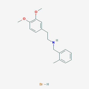 molecular formula C18H24BrNO2 B1652823 [2-(3,4-Dimethoxyphenyl)ethyl](2-methylbenzyl)amine hydrobromide CAS No. 1609403-86-2