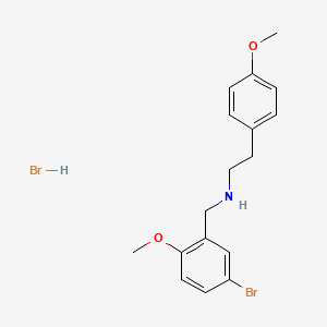 N-(5-bromo-2-methoxybenzyl)-2-(4-methoxyphenyl)ethanamine hydrobromide