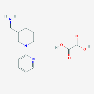 [1-(2-Pyridinyl)-3-piperidinyl]methylamine oxalate