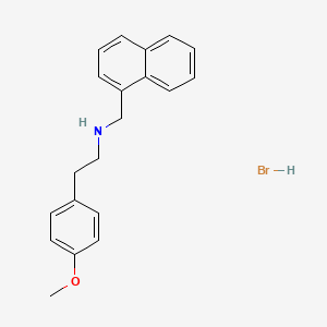 molecular formula C20H22BrNO B1652853 [2-(4-Methoxyphenyl)ethyl](1-naphthylmethyl)amine hydrobromide CAS No. 1609408-93-6