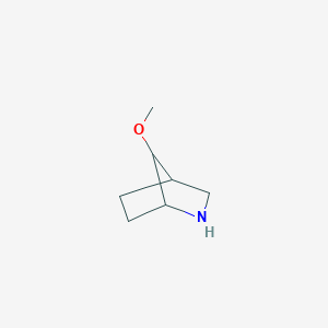 molecular formula C7H13NO B1652867 7-Methoxy-2-azabicyclo[2.2.1]heptane CAS No. 1612176-92-7