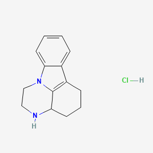 2,3,3a,4,5,6-Hexahydro-1H-pyrazino(3,2,1-jk)carbazole hydrochloride