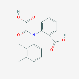 molecular formula C17H15NO5 B1652873 Benzoic acid, 2-[(carboxycarbonyl)(2,3-dimethylphenyl)amino]- CAS No. 1618-52-6