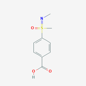 molecular formula C9H11NO3S B1652880 4-[Methyl(methylimino)oxo-lambda6-sulfanyl]benzoic acid CAS No. 1621962-31-9