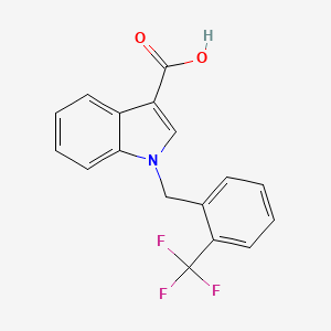 1-[2-(trifluoromethyl)benzyl]-1H-indole-3-carboxylic acid