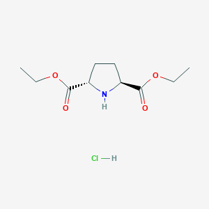 trans-Diethyl pyrrolidine-2,5-dicarboxylate hydrochloride