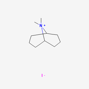 molecular formula C10H20IN B1652915 9,9-Dimethyl-9-azabicyclo[3.3.1]nonan-9-ium iodide CAS No. 16327-15-4