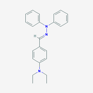 molecular formula C23H25N3 B165292 4-(二乙氨基)苯甲醛-1,1-二苯肼 CAS No. 125948-64-3