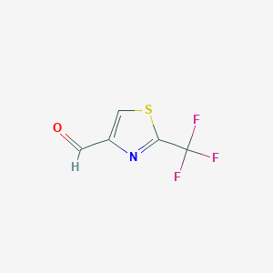 molecular formula C5H2F3NOS B165297 2-(Trifluoromethyl)thiazole-4-carbaldehyde CAS No. 133046-48-7