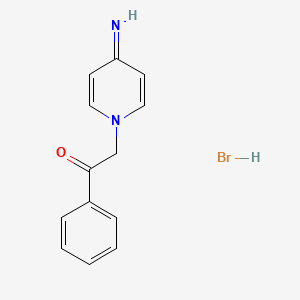 2-(4-Iminopyridin-1-yl)-1-phenylethanone;hydrobromide