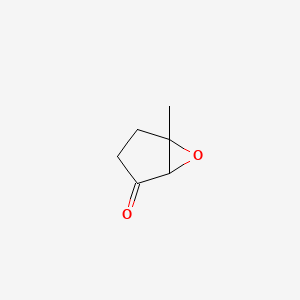 molecular formula C6H8O2 B1653006 5-Methyl-6-oxabicyclo[3.1.0]hexan-2-one CAS No. 17024-44-1
