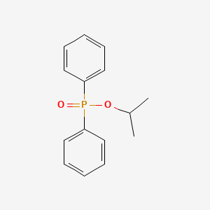 molecular formula C15H17O2P B1653016 Isopropyl diphenylphosphinate CAS No. 1706-91-8