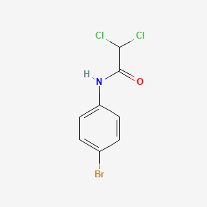 molecular formula C8H6BrCl2NO B1653047 Acetamide, N-(4-bromophenyl)-2,2-dichloro- CAS No. 17102-23-7