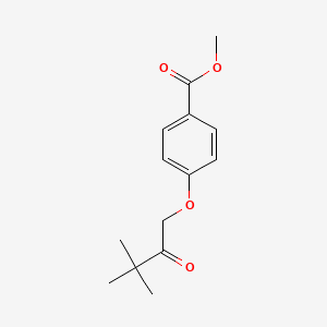 B1653094 Methyl 4-(3,3-dimethyl-2-oxobutoxy)benzoate CAS No. 173214-92-1