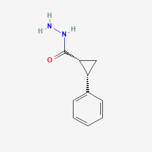 molecular formula C10H12N2O B1653104 反苯环丙胺腙，顺式- CAS No. 17364-52-2