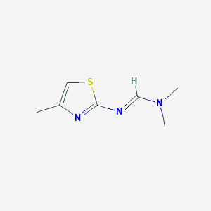 N,N-dimethyl-N'-(4-methyl-1,3-thiazol-2-yl)methanimidamide