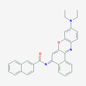 molecular formula C31H25N3O2 B165312 Chromoionophore V CAS No. 132097-01-9